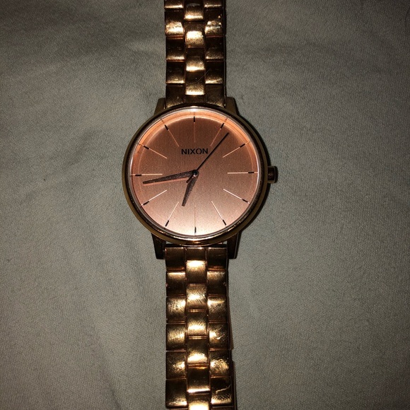 Nixon rose gold Kensington watch - Picture 2 of 6
